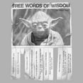 thumbnail image 2 of Boys Star Wars Yoda Free Words of Wisdom T Shirt, 2 of 5