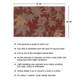 thumbnail image 4 of RugSmith Anti-Slip PVC Coir Machine Doormat Tufted Leaf, Brown, 18"x30", 4 of 5