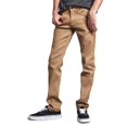 thumbnail image 6 of Victorious Men's Skinny Fit Unwashed Raw Denim Jeans DL938 - Khaki - 28/30, 6 of 6