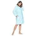 thumbnail image 4 of Casual Nights Women's Printed Zipper Front Micro Fleece Robe Duster, 4 of 5