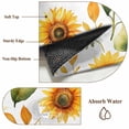 thumbnail image 5 of Sunflower Area Rugs 5x7 ft Watercolor Spring Flower Farm Washable Rug Non Slip Indoor Carpet Absorbent Floor Mat for Living Room Bedroom Dining Room, 5 of 9