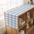 thumbnail image 6 of Table Runners 72 Inches Long Dress Scarves, Ocean Blue Fish Farmhouse Kitchen/Dining Table Runner, Coffee Tablerunners, Summer Fishing Coastal Nautical Simple 13x72 Inch, 6 of 9
