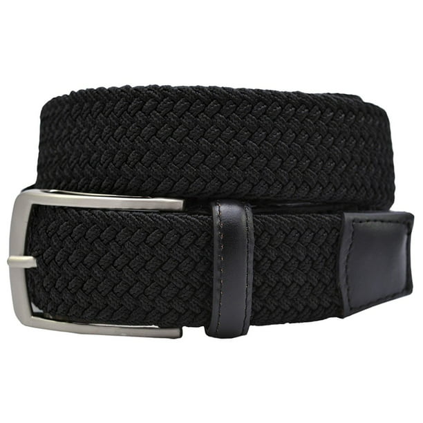Greg Norman - Greg Norman Mens Weave Stretch Belts (Black, 38 ...