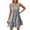 Black, variant on Horkkom Beach Dresses for Women Mini V Neck Solid Color Sleeveless Dress Summer Casual Vacation Dresses, S-2XL