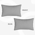 thumbnail image 4 of Kdxio Cotton Pillow Cases 20"x30" Pillowcases,Soft and Breathable Bedroom Pillow Cases-Gray Plaid, 4 of 8