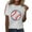 Graphic_#02_White, variant on Dyfzdhu Baseball Shirts Women 2025 Summer Casual Baseball Graphic Tees Short Sleeve Crew Neck Loose Fit T Shirts White