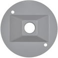 thumbnail image 1 of Hubbell Electrical RC-1-N Round Lampholder Cover- Gray, 1 of 1