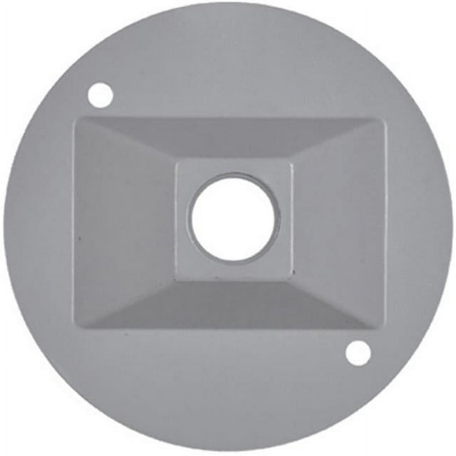Hubbell Electrical RC-1-N Round Lampholder Cover- Gray