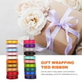 thumbnail image 4 of 20 Rolls Gauze Ribbon Ribbons for Wrapping Polyester Belt Hat, 4 of 6