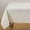 White, variant on Fennco Styles Modern Stitched Line Tablecloth 65" W x 104" L - Aqua Woven Table Cover for Home Décor, Dining Table, Banquet, Family Gathering, Holiday and Special Occasion