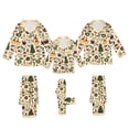 thumbnail image 6 of KICILVS Christmas Family Pajamas Matching Sets Holiday Pajamas Set Long Sleeve Festival Party Sleepwear Xmas Pjs, 6 of 7