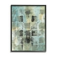 thumbnail image 2 of Stupell Industries Grey Distressed Checkerboard Grid Abstract Block Shapes, 24 x 30, Design by Joyce Combs, 2 of 5