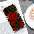 thumbnail image 6 of FKBRCL4U Compatible with Samsung Galaxy S20 Plus Case, Vector Red Rose Green Leaf Luxury Golden Decoration for Girl Women Soft TPU Shockproof Protective Hard PC Back, 6 of 7