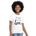 thumbnail image 4 of Motivational Do More of What You Love Girls Kids T Shirt Tees Teen Brisco Brands S, 4 of 6