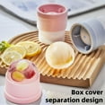 thumbnail image 3 of ZenCart 4Pcs Ice Hockey Mold with Lids Easy Release Sphere Ice Cube Maker Stackable Non-stick Puck Mold for Whiskey Cocktails Bourbon, 3 of 8