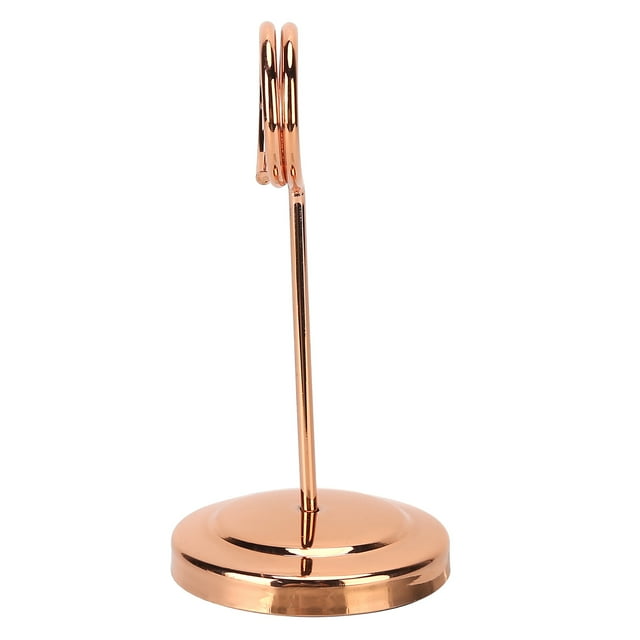 Zyyini Picture Holder,Table Number Holder,Table Number Holder Stainless Steel Durable Fade Resistant Lightweight Picture Clip for Hotel Restaurant