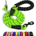 thumbnail image 1 of 1 dog leash, comfortable padded handle, high reflection light, suitable for medium and large dogs, 1 of 2