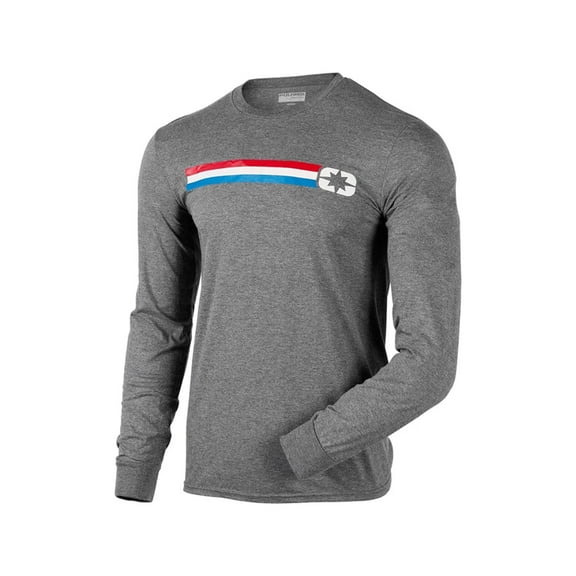 Polaris Men's Icon Edge Long Sleeve Tee T-Shirt Gray 286468202