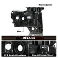 thumbnail image 6 of BRYGHT-Chrome Clear Headlights Assembly Headlamps Pair For 2009-2014 Ford F150 F-150, 6 of 7