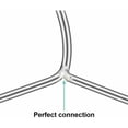 thumbnail image 4 of Wire Hangers 20 Pack 17.7 Inch Stainless Steel Strong Metal Hangers, 4 of 5