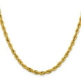 thumbnail image 2 of Auriga Fine Jewelry 10K Yellow Gold 4.25 mm Semi-Solid Rope Chain Necklace for Men 26", 2 of 7