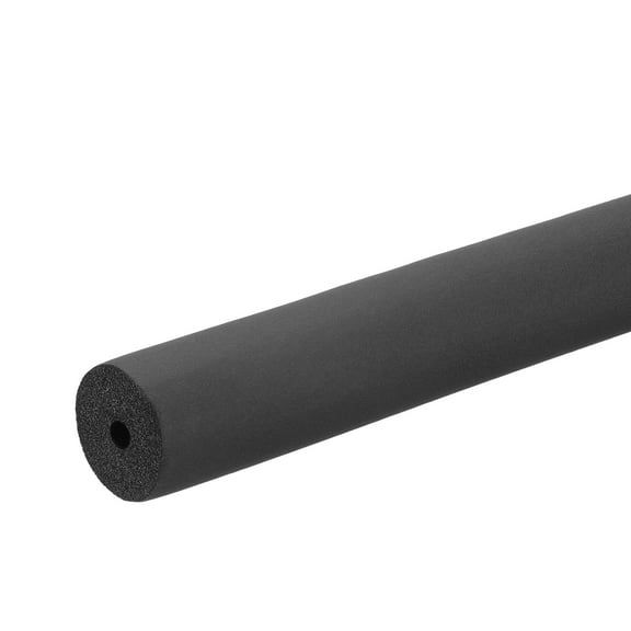 Uxcell 1/4" (6mm) ID x 3.3Ft x 0.59" Pipe Insulation Foam Tube, Pipe Cover Wrap Roll Bar Tubing for Handle Grip HVAC Air Conditioner Units, Black