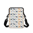 thumbnail image 2 of FUIALDOLG Cross Body Bag with Horse Floral Pattern, Lightweight Leakproof Small Messenger Bag for Travel and Daily Shopping, 2 of 7