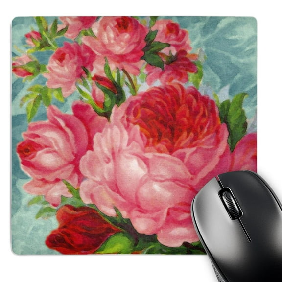 3dRose, English Roses Watercolor, MousePad