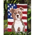 thumbnail image 3 of Red Staffie Bull Terrier Patriotic Garden Flag, 3 of 5