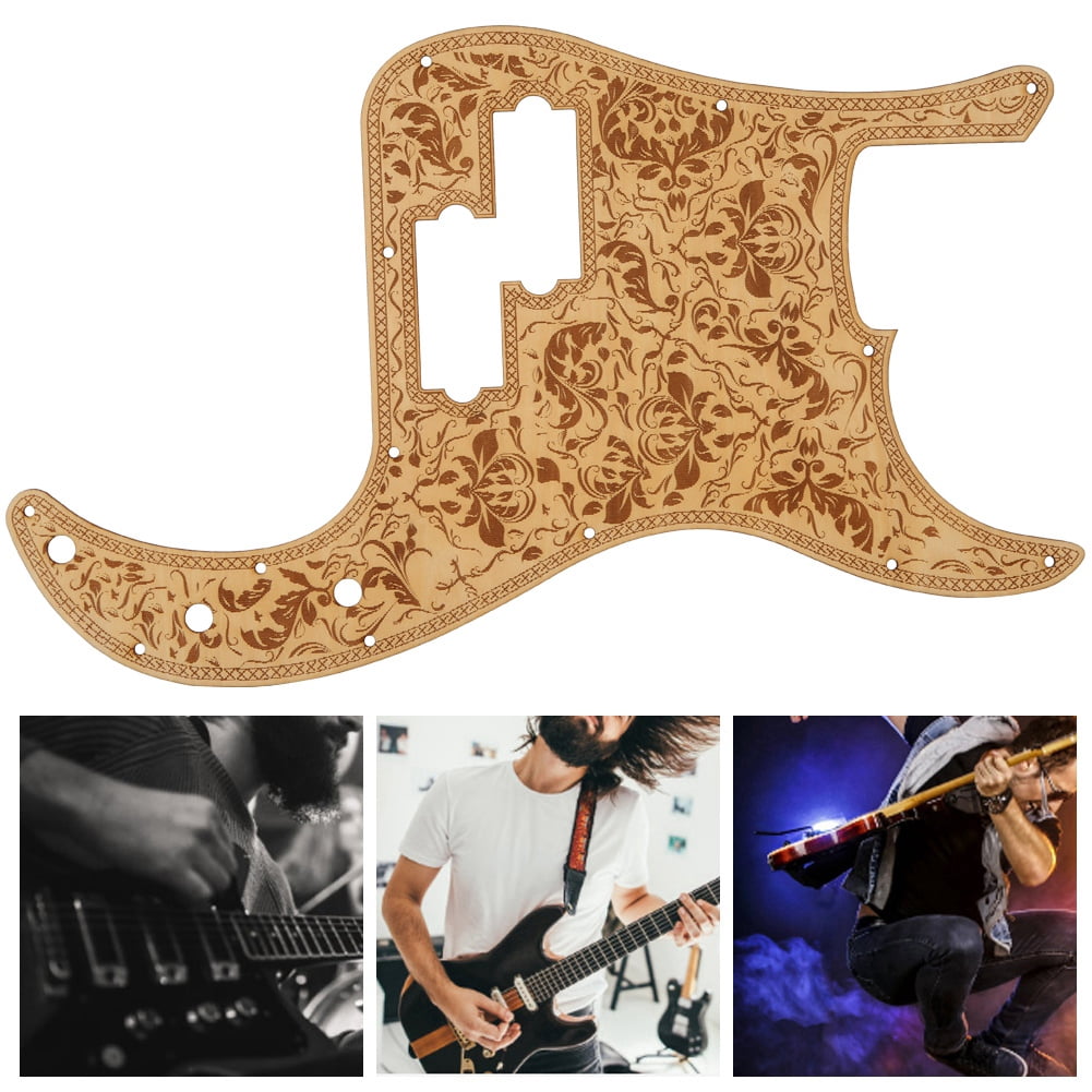 Electric Bass Pickguard Maple Wood Grain Pick Guard Musical Instrument Accessories