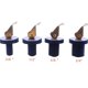 thumbnail image 2 of Compression Drain Plug Brass Screw Type Rubber Seal Yacht Boat Drain Plug for 3/8in 1/2in 5/8in 3/4in Diameter Drains, 2 of 5