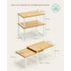 thumbnail image 5 of SONGMICS Organizadores de Cocina, Juego de 4 Estantes de Cocina, Apilables, Expandibles, Metal y Madera de Ingeniería, Negro y Natural, 5 of 6