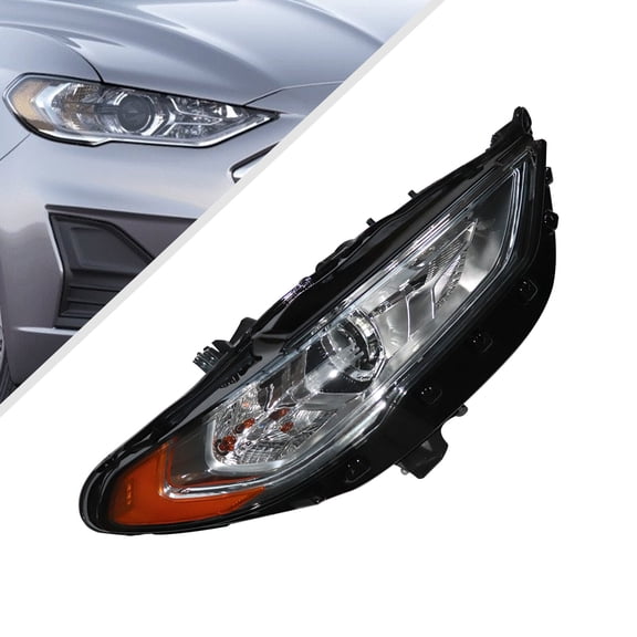 Halogen Headlight For Ford Fusion 2017 2018 2019 2020 Right Passenger Headlamp