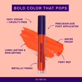 thumbnail image 4 of Pintura labial de metal líquido UNICORN SNOT LAVA Fiery Red, 4 of 8