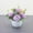 Purple, variant on HongHeng Silk Roses Artificial Flowers in Vase, Fake Flowers with Vase, Faux Flower Arrangement with Vase for Home office Decoration, Dining Table Centerpiece