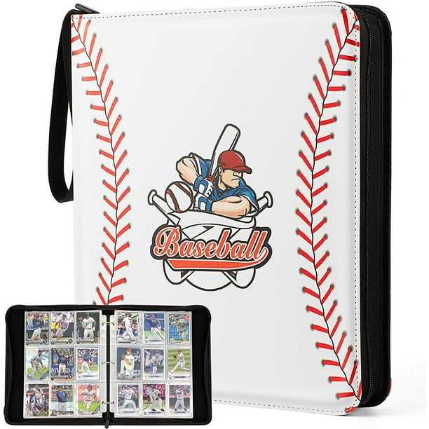 Homotte 9 Pocket Baseball Trading Card Binder, 900 Pockets TopLoading