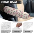 thumbnail image 6 of Yuyamidu Hummingbird Armrest Cover for Car Seat Reusable Armrest Protector Covers for Most Vehicles Automotive Interior Accessories Pink Flower Car Seat Armrest Covers, 6 of 7