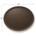 thumbnail image 4 of Jubilee 29" Oval Restaurant Serving Tray, Brown - NSF Food Service Tray, 4 of 6