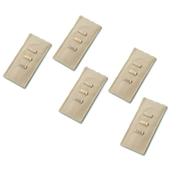 Pant Waistband Hook Extender (5-Pack, Beige) from More of Me to Love