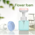 thumbnail image 4 of Botella de jabón con bomba para lociones espumosas, botella recargable con bomba de flores, cabeza de jabón, champú, botella vacía cosmética Suministros de limpieza para el hogar azul Tipo B Bewildely HA006898-10, 4 of 6