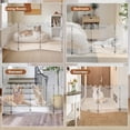 thumbnail image 6 of Extra-Wide Clear Acrylic Freestanding Dog Gates for The House – Folding 6-Panel Pet Gates for Doorways, Stairs, and Open Spaces, Transparent Indoor Barrier for Dogs, Puppies & Cats, 6 of 9