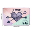 thumbnail image 4 of Fufafayo under $5 2Pcs Valentine Door Mat, Door Mat for Valentine’s Day, Absorbent Non Slip Floor Rug, Decorative Mat for Entryway, Kitchen, Bathroom, Laundry Room, Front Porch, 4 of 9