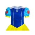 thumbnail image 4 of Girls Dress Blue Yellow Princess Party Birthday Fancy 4 Years, 4 of 6