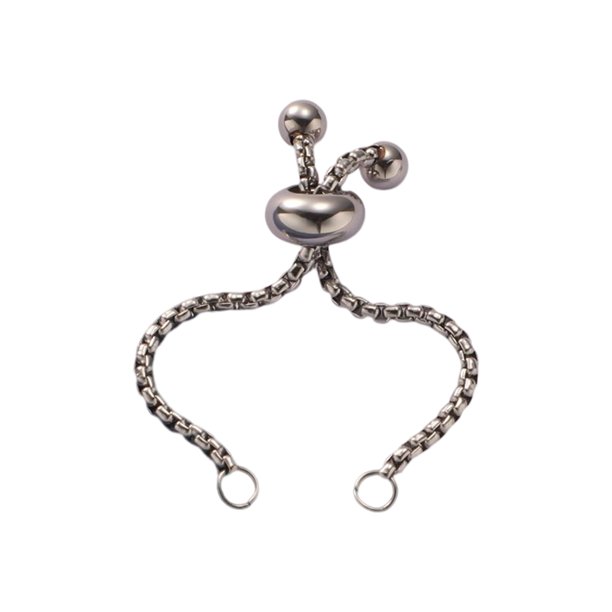 Qarigey Anillo de acero inoxidable Decoración personalizada Anillos ajustables Joyas decorativas para boda Fiesta de compromiso Festival Ropa, zapatos y accesorios Miscelánea Color Acero 5cm Qarigey AP016087-02