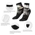 thumbnail image 5 of Pofeuu Ink Style Bald Eagle Print 30cm Socks, Adult Running Hiking Socks for Youth and Adult, 5 of 7
