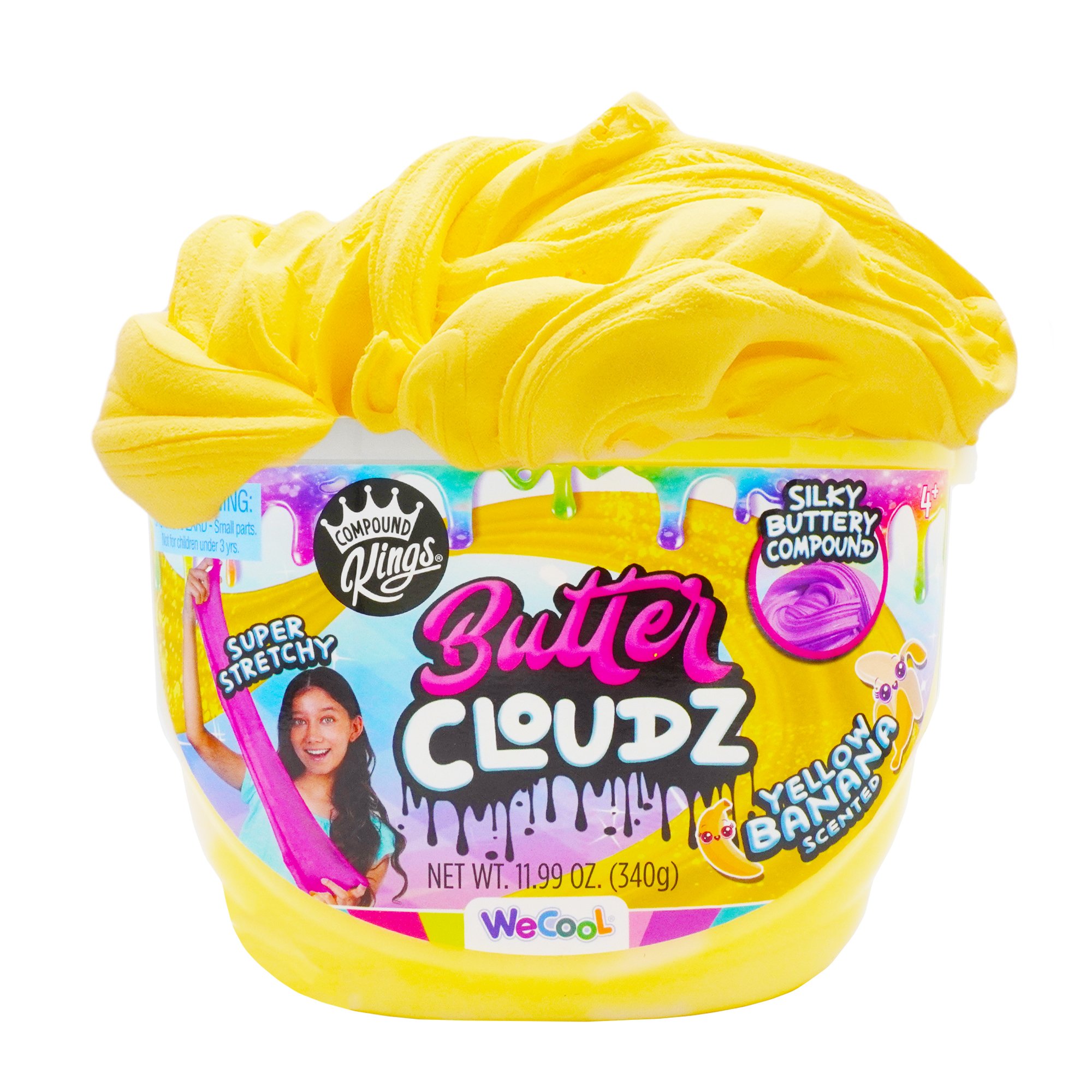 COMPOUND KINGS Butter Cloudz Compound Bucket For Girls & Boys Sensory Toys NonToxic & Non