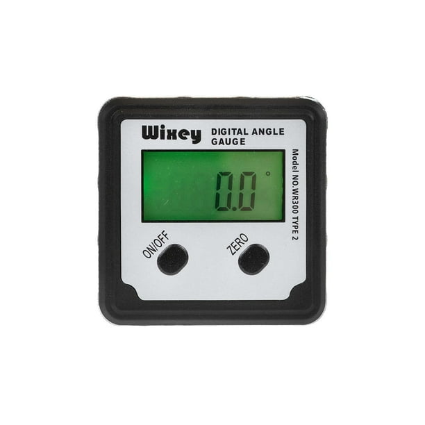 Medidor de Ángulo Digital Wixey Magnético con Luz de Fondo
