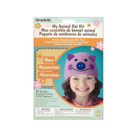 Simplicity My Animal Hippo Hat Kit