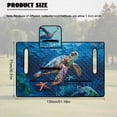 thumbnail image 7 of KUIFORTI Turtle Golf Cart Seat Covers Easy Installation Golf Cart Seat Towel Blanket with 4 Front Pockets Soft Easy to Clean Fits for Club Car and More 2 Person Seats Golf Carts, 7 of 7