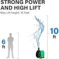 thumbnail image 2 of Bomba de agua sumergible Simple Deluxe 800 GPH para acuario, 2 of 7